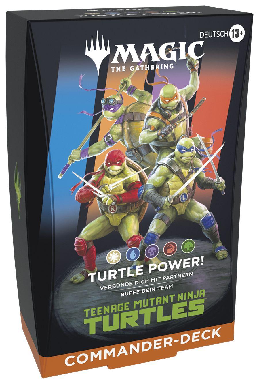 Magic: Teenage Mutant Ninja Turtles: Commander Deck - Turtle Power deutsch