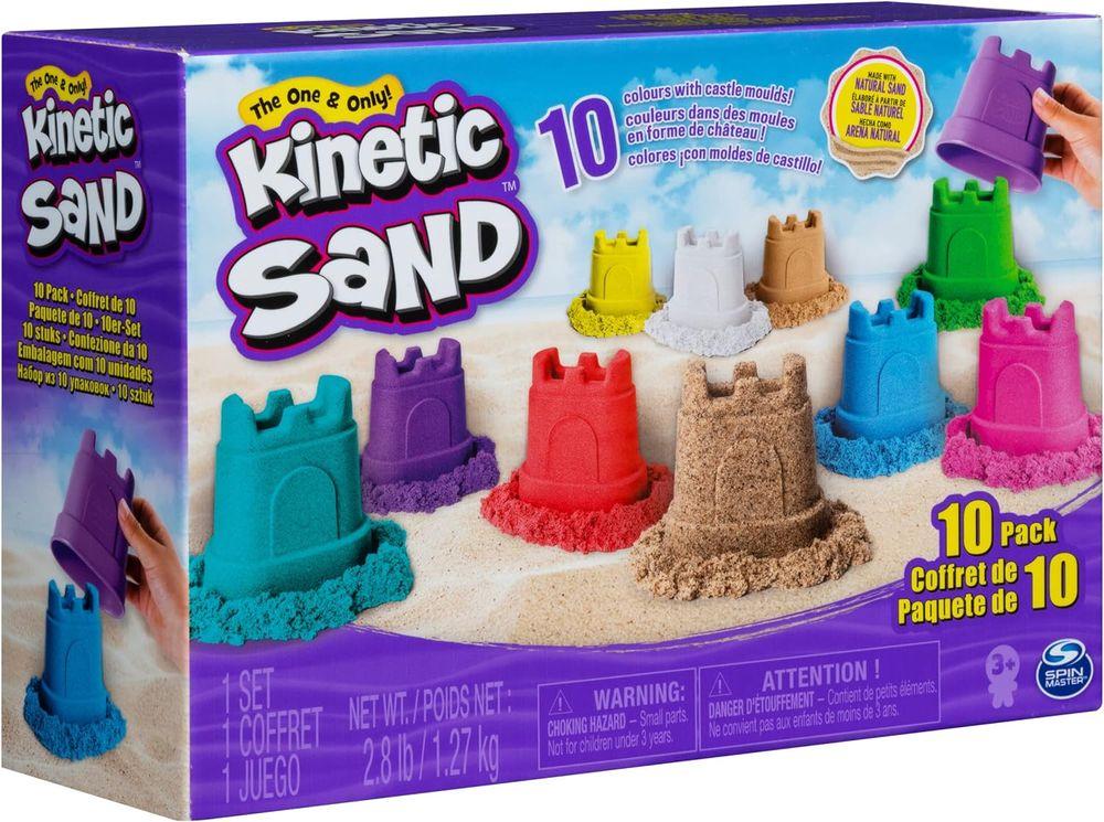 Kinetic Sand wiederv, Behälter 10 Pck (127g)