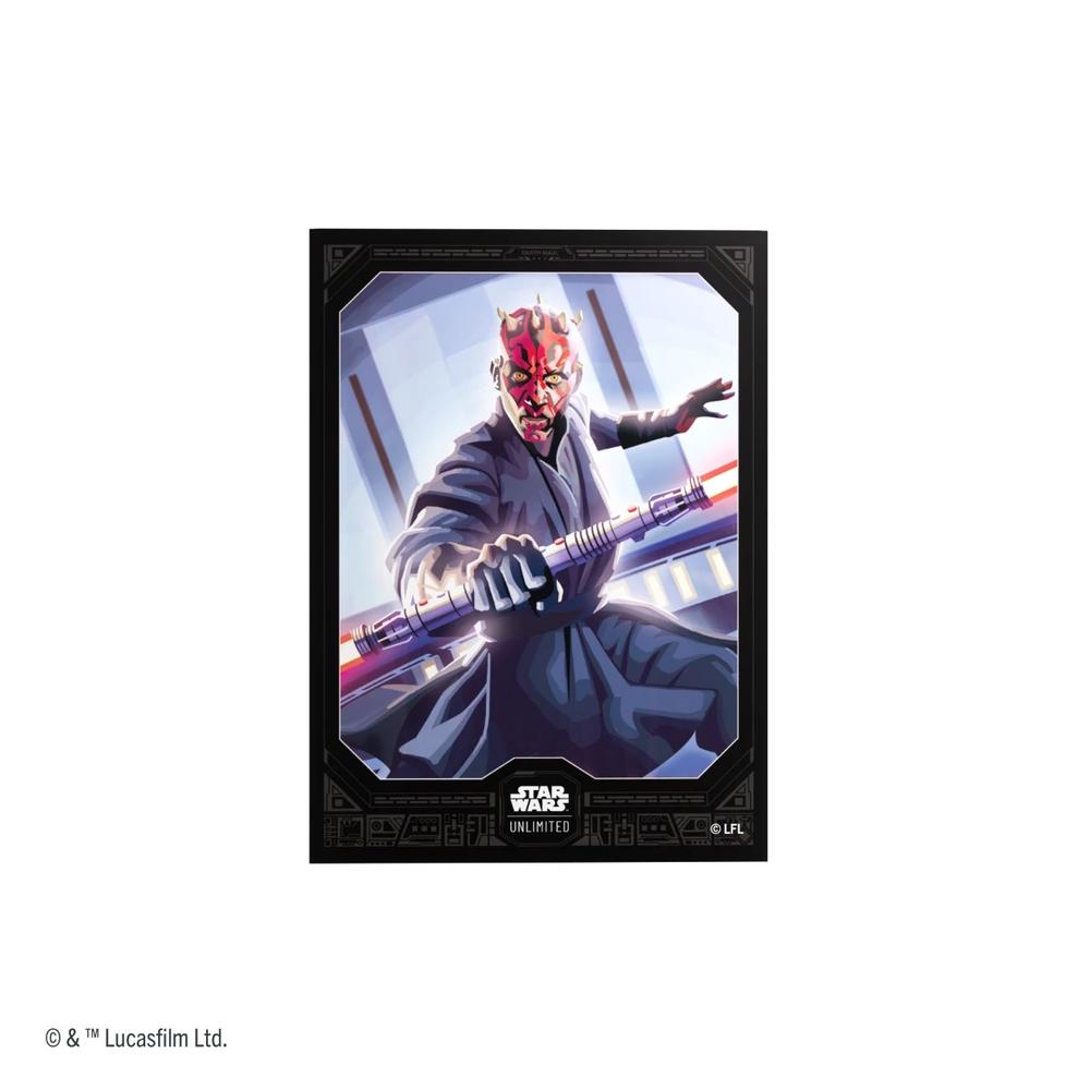 Star Wars: Unlimited Premium Art Sleeves - Darth Maul Star Wars: Unlimited Premium Art Sleeves - Darth Maul
