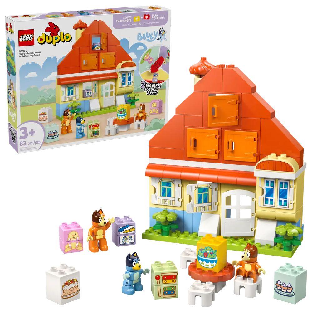 LEGO duplo Blueys Familienhaus mit Memory-Spiel