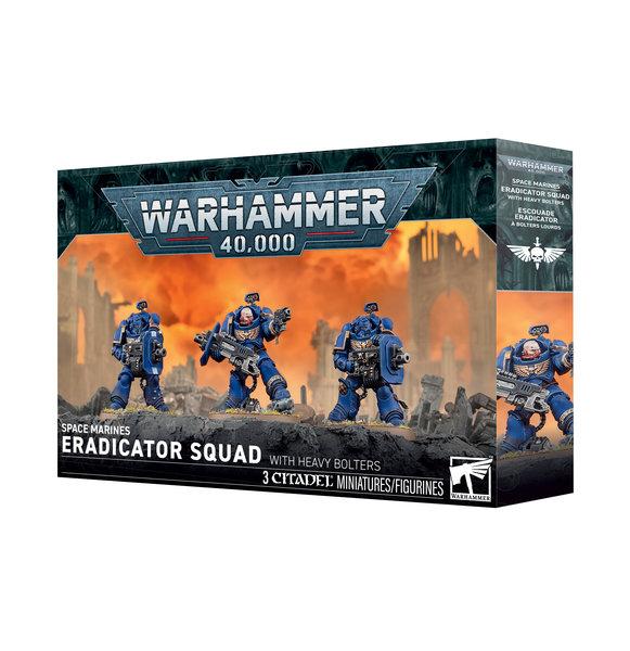 Space Marines: Eradicatortrupp mit Schweren Boltern