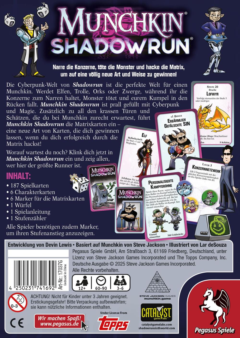 Munchkin Shadowrun Munchkin Shadowrun