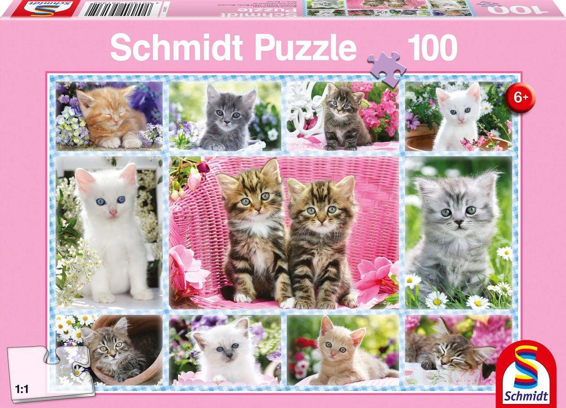 Puzzle: Katzenbabys  (100 Teile)