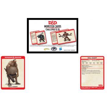 D&D Monster Card Deck Levels 6-16 (74 Cards) - englisch