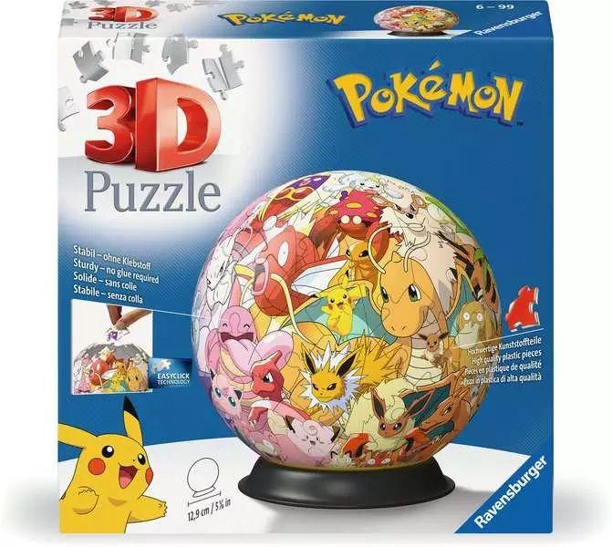 3D Puzzle Ball Pokémon - Kanto Region Characters