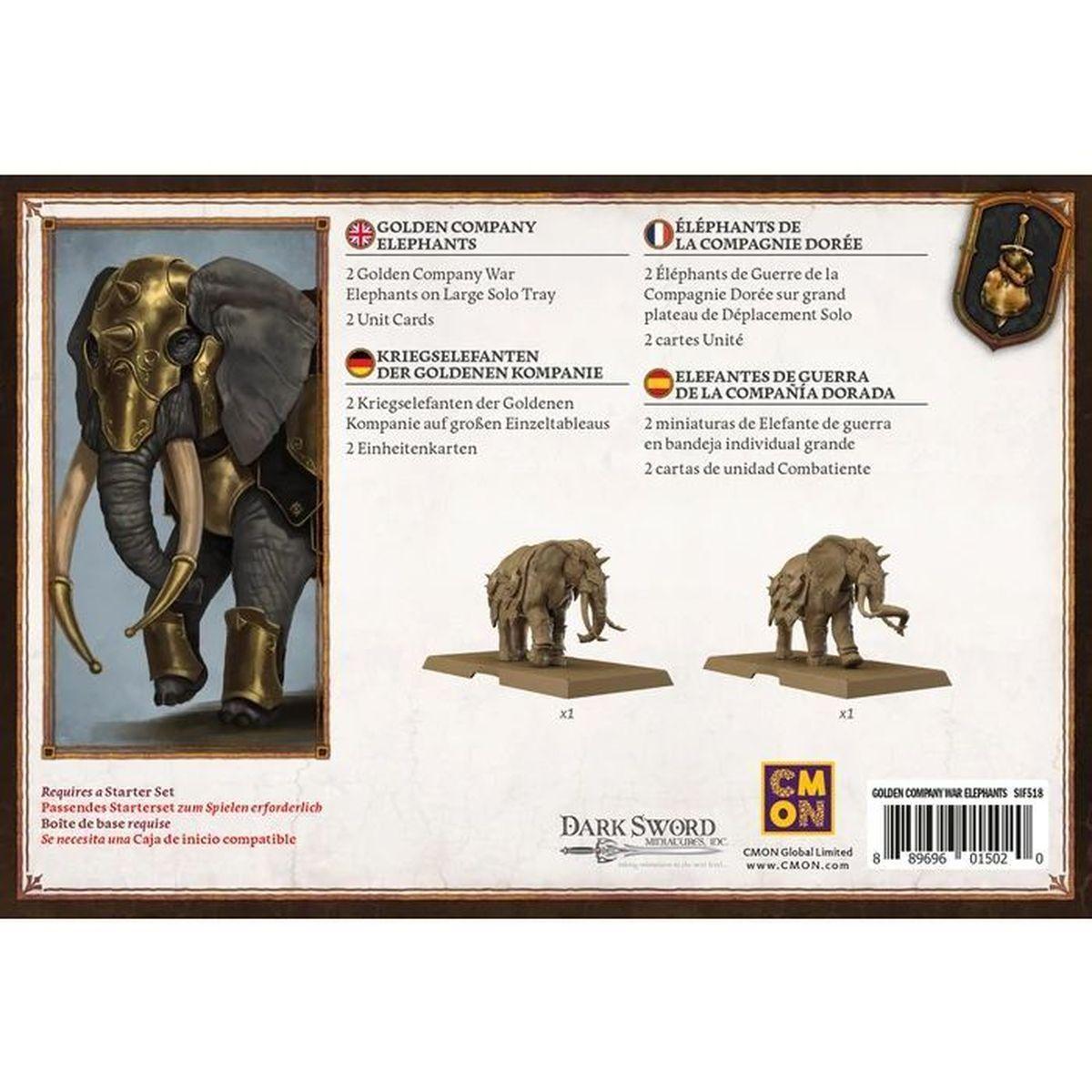 A Song of Ice & Fire - Golden Company War Elephants (Kriegselefanten der Goldenen Kompanie)