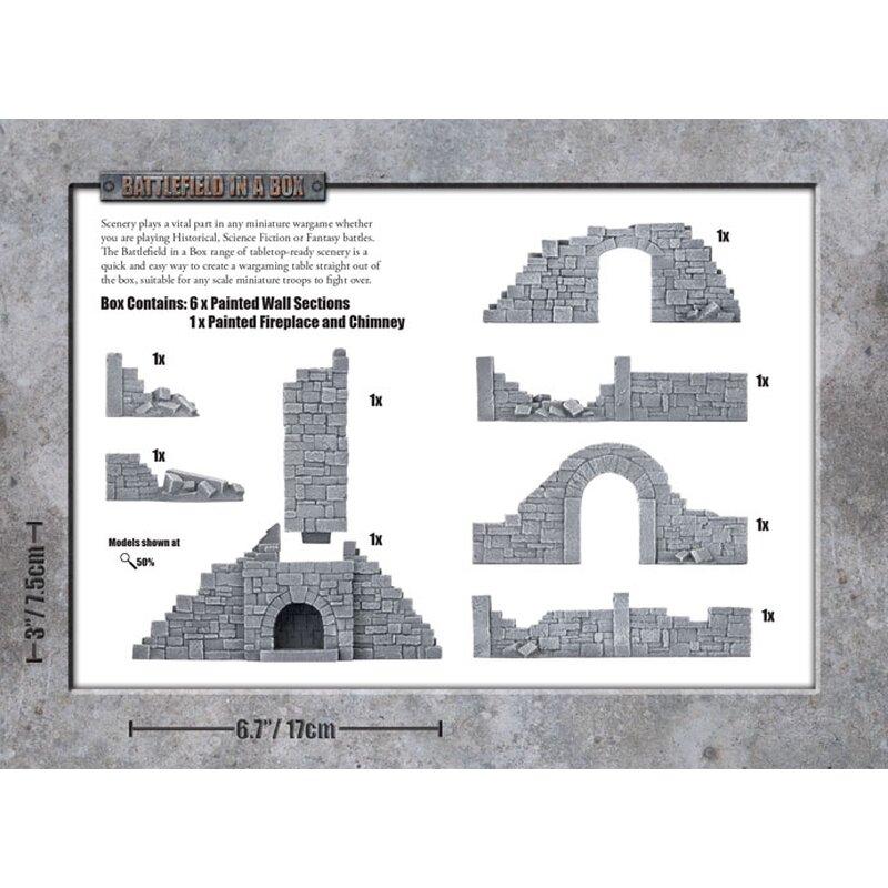 Battlefield in a Box - Wartorn Village - Ruins Battlefield in a Box - Wartorn Village - Ruins