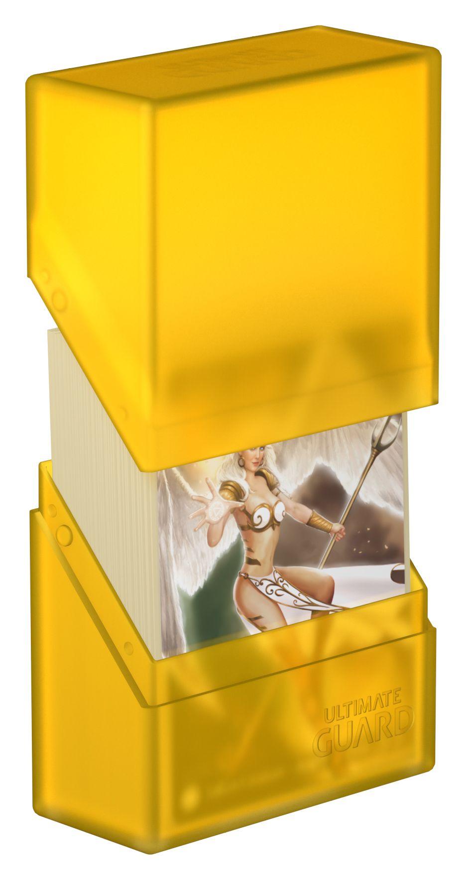 Ultimate Guard Boulder Deck Case 40+ Standardgröße Amber Ultimate Guard Boulder Deck Case 40+ Standardgröße Amber