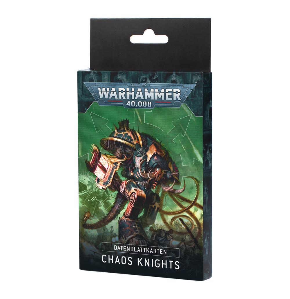 Datenblattkarten: Chaos Knights deutsch Datenblattkarten: Chaos Knights deutsch