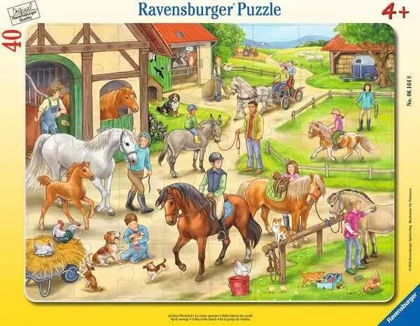 Auf dem Pferdehof - 40 Teile - Kinderpuzzle ab 4 Jahren