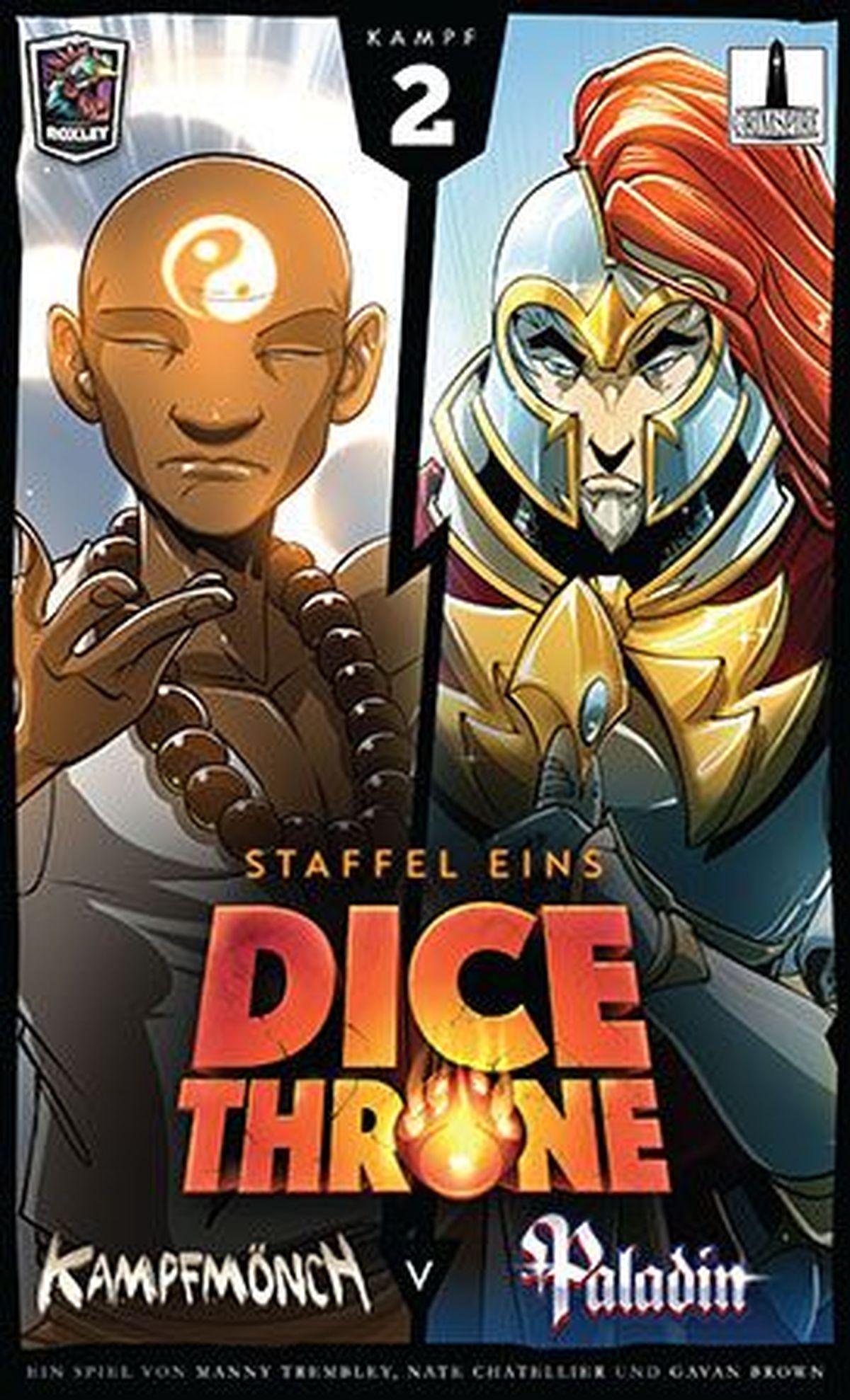 Dice Throne - Kampfmönch vs. Paladin