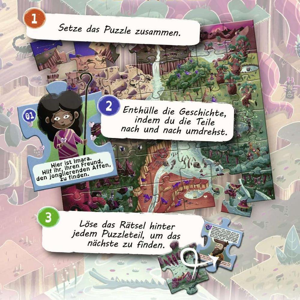 Kinderpuzzle 42 Teile - Mein Puzzle-Abenteuer: Das verborgene Flusstal