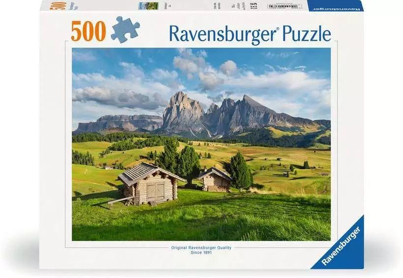 Puzzle 500 Teile - Dolomitenidylle Seiser Alm Puzzle 500 Teile - Dolomitenidylle Seiser Alm
