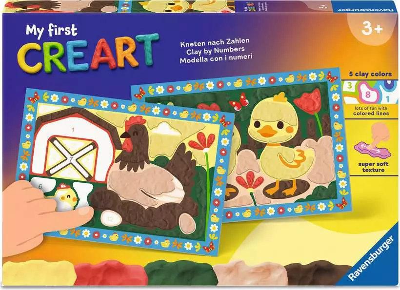 My First CreArt, Kneten nach Zahlen - Glückliche Küken