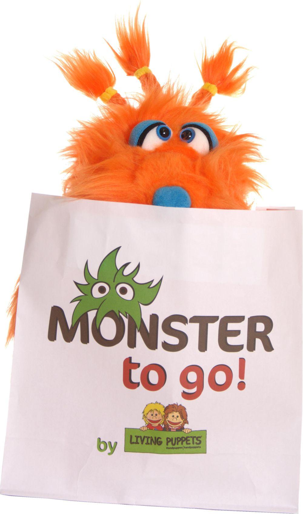 Living Puppets Monster to Go - Wumms (orange)
