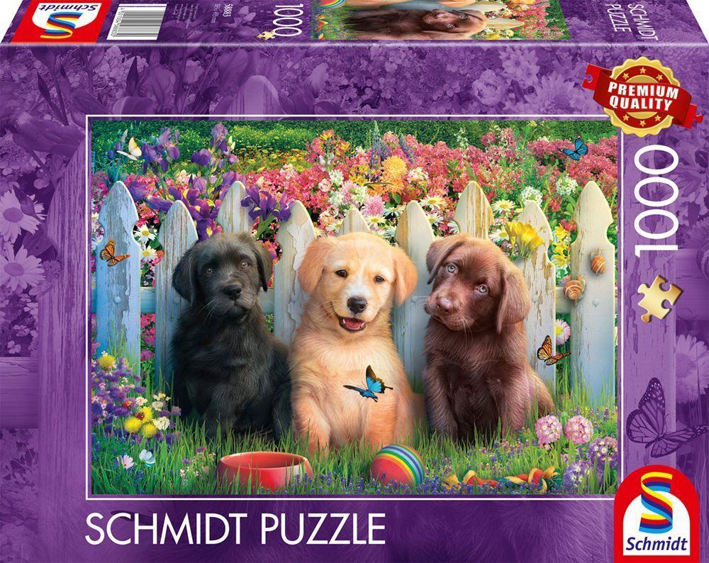 Süße Welpenszene, 1.000 Teile Puzzle Süße Welpenszene, 1.000 Teile Puzzle