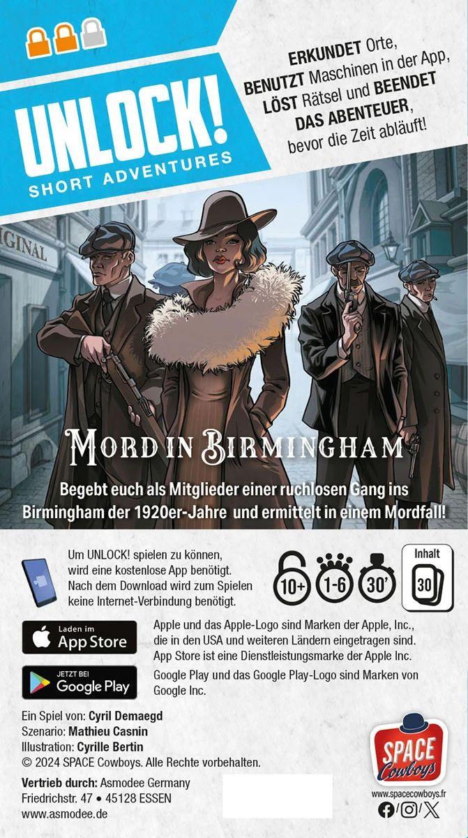 Unlock! Short Adventures: Mord in Birmingham Unlock! Short Adventures: Mord in Birmingham