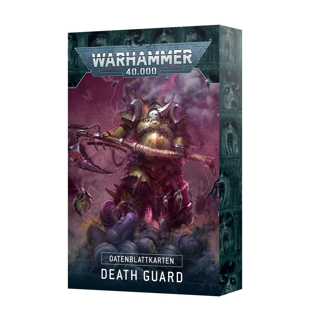 Datenblattkarten: Death Guard deutsch
