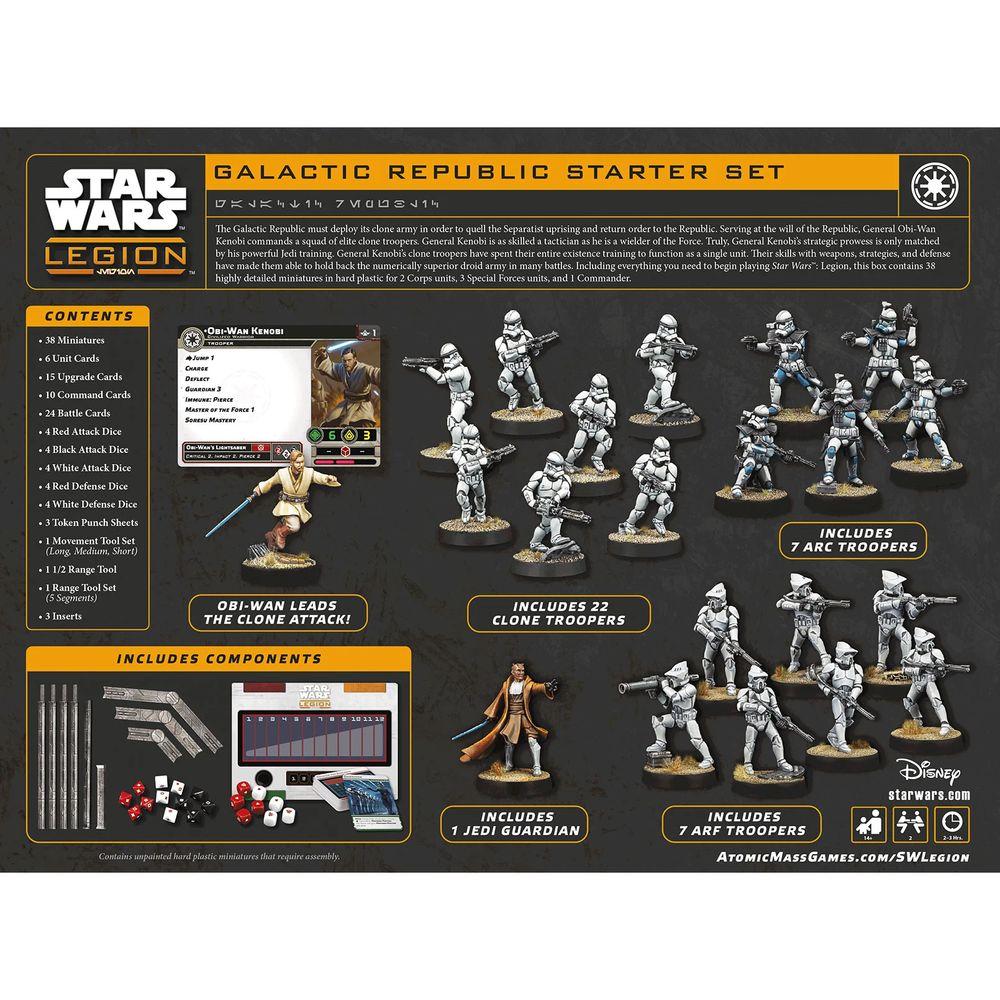Star Wars: Legion  Galactic Republic Starter Set Star Wars: Legion  Galactic Republic Starter Set