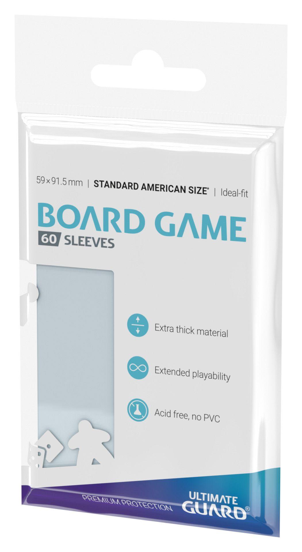 Ultimate Guard Premium Soft Sleeves für Brettspielkarten Standard American (60)