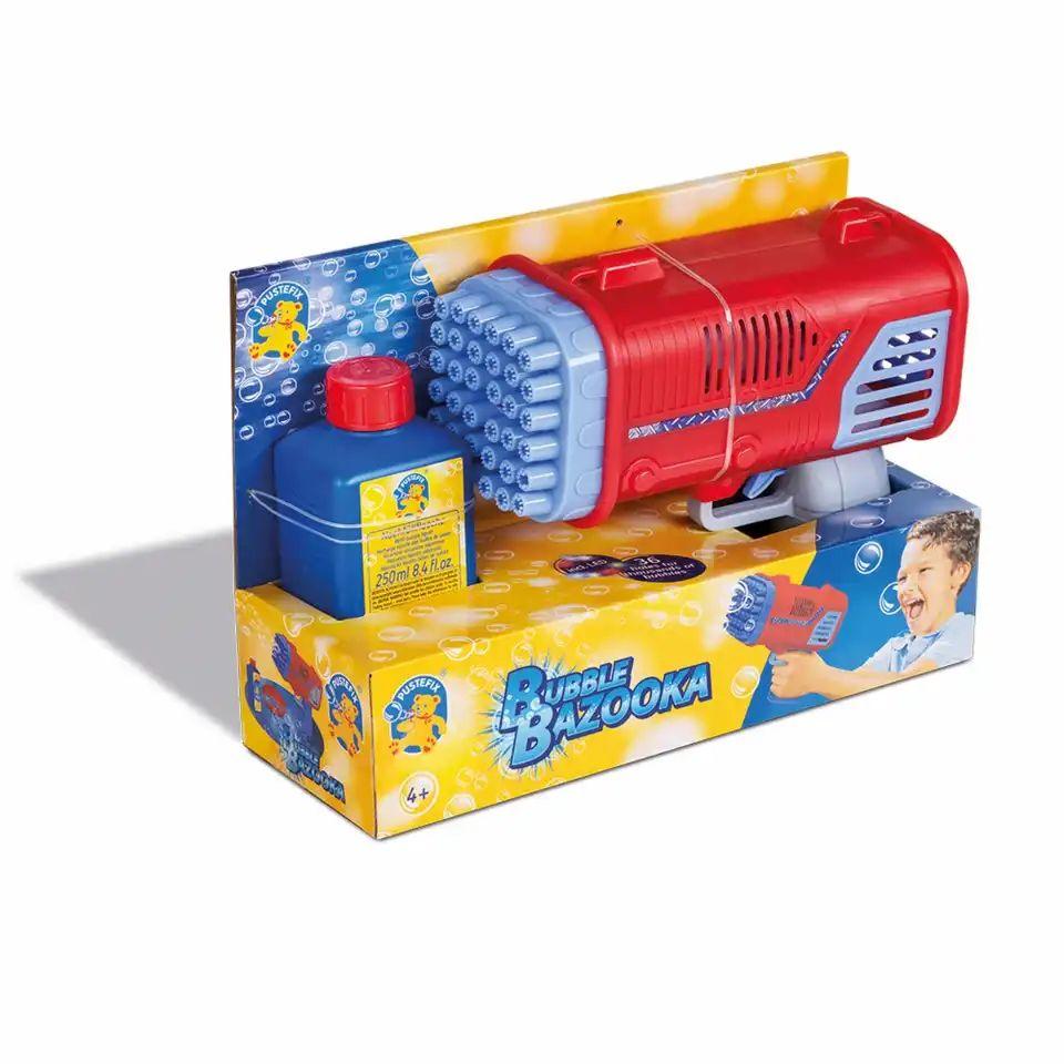 Pustefix Seifenblasenpistole Bubble Bazooka mit Nachfüllflasche 250ml