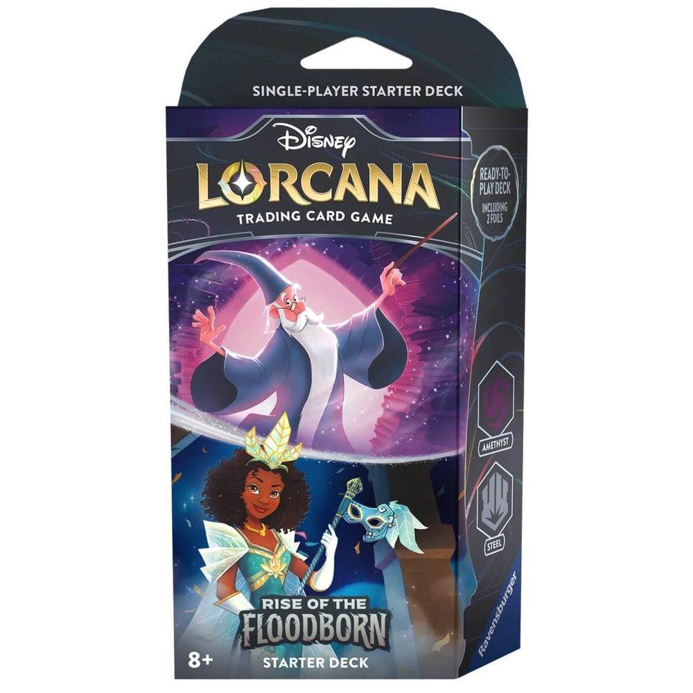 Disney Lorcana - Rise of the Floodborn - Starter Amethyst and Steel (englisch)