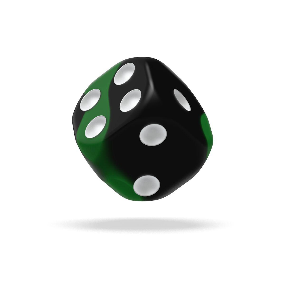 Oakie Doakie Dice D6 Dice 12 mm Glow in the Dark - Biohazard (36) Oakie Doakie Dice D6 Dice 12 mm Glow in the Dark - Biohazard (36)