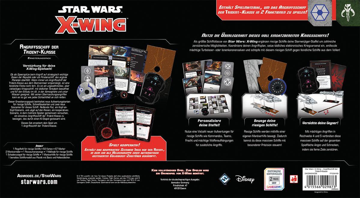 Star Wars: X-Wing 2.Ed. - Angriffsschiff der Trident-Klasse