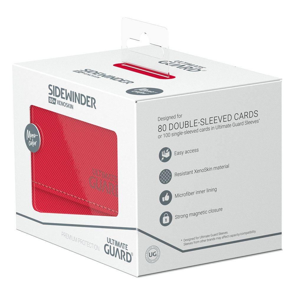 Ultimate Guard Sidewinder 80+ XenoSkin Monocolor Red Ultimate Guard Sidewinder 80+ XenoSkin Monocolor Red