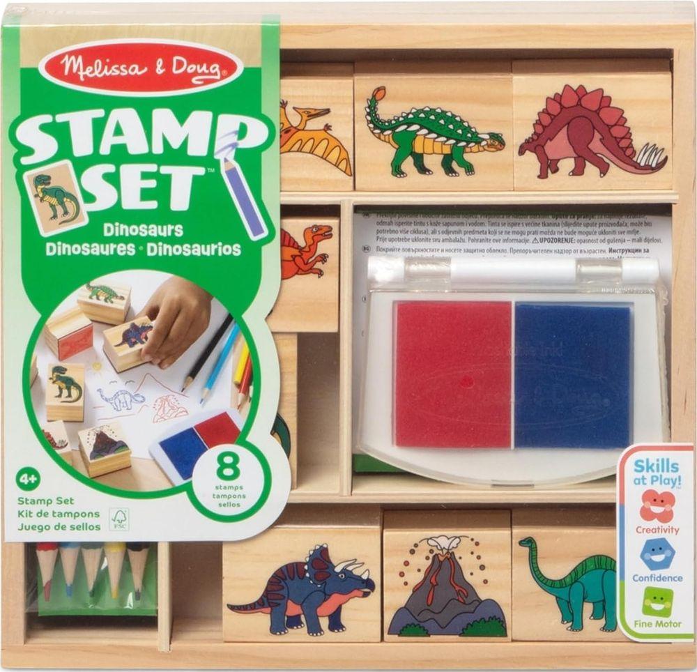 Dinosaurier Holzstempelset