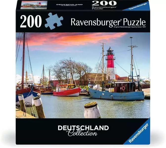 Puzzle 200 Teile - Der Hafen von Büsum