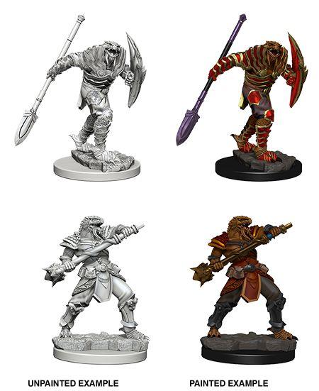 D&D Nolzur's Marvelous Unpainted Minis: Dragonborn Male Fighter with Spear