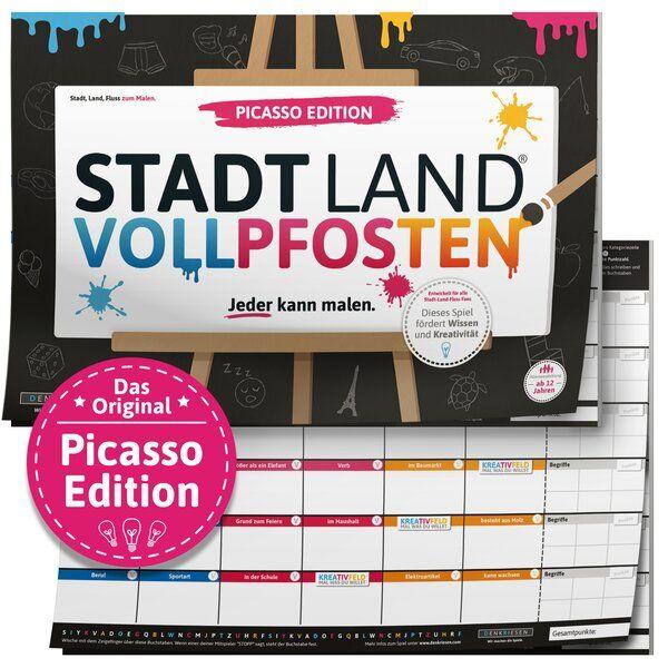 STADT LAND VOLLPFOSTEN  - PICASSO EDITION - Jeder kann malen.
