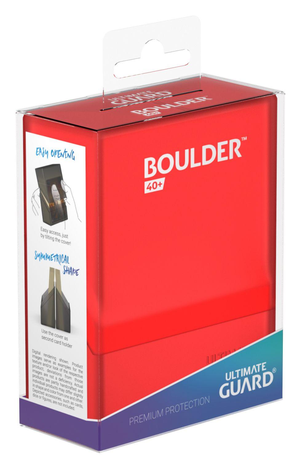 Ultimate Guard Boulder Deck Case 40+ Standardgröße Ruby