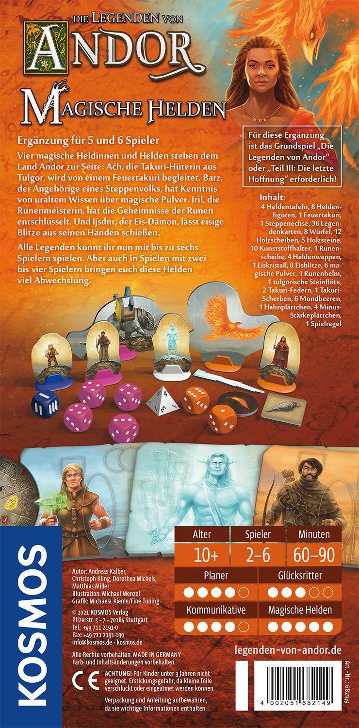 Die Legenden von Andor - Magische Helden Die Legenden von Andor - Magische Helden