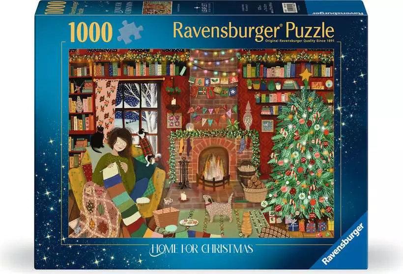Puzzle 1000 Teile: Besinnliche Weihnachten zu Hause *B-Ware*