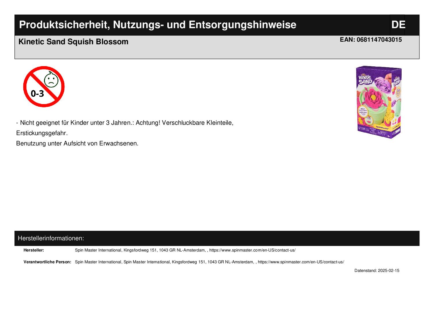 Kinetic Sand Squish Blossom Kinetic Sand Squish Blossom