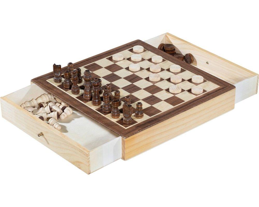 Premium Schach- und Damespiel