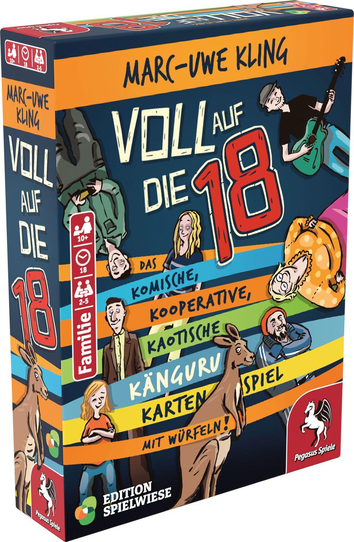 Voll auf die 18 - Das Känguru-Kartenspiel (Edition Spielwiese)