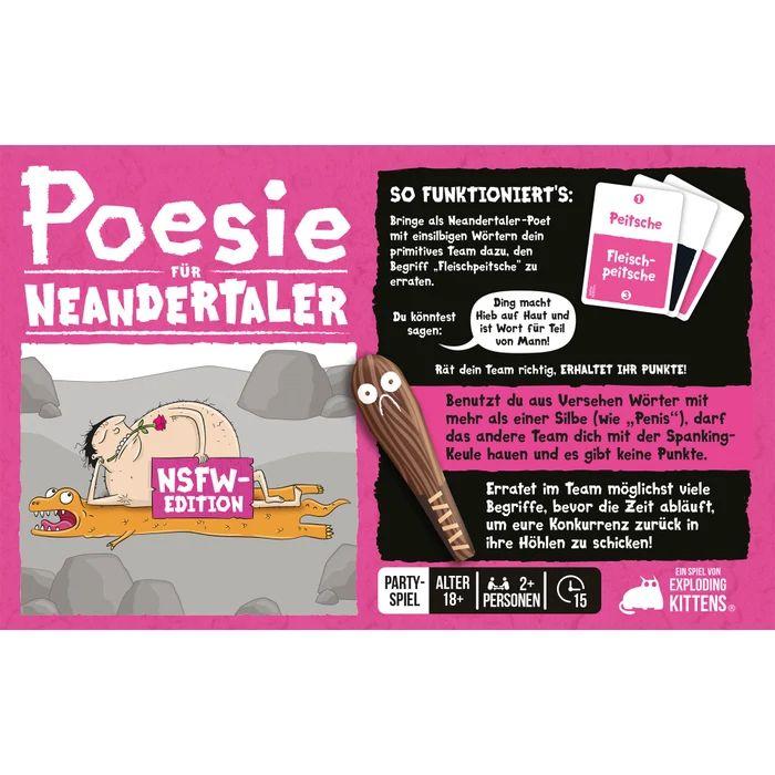 Poesie für Neandertaler: NSFW-Edition