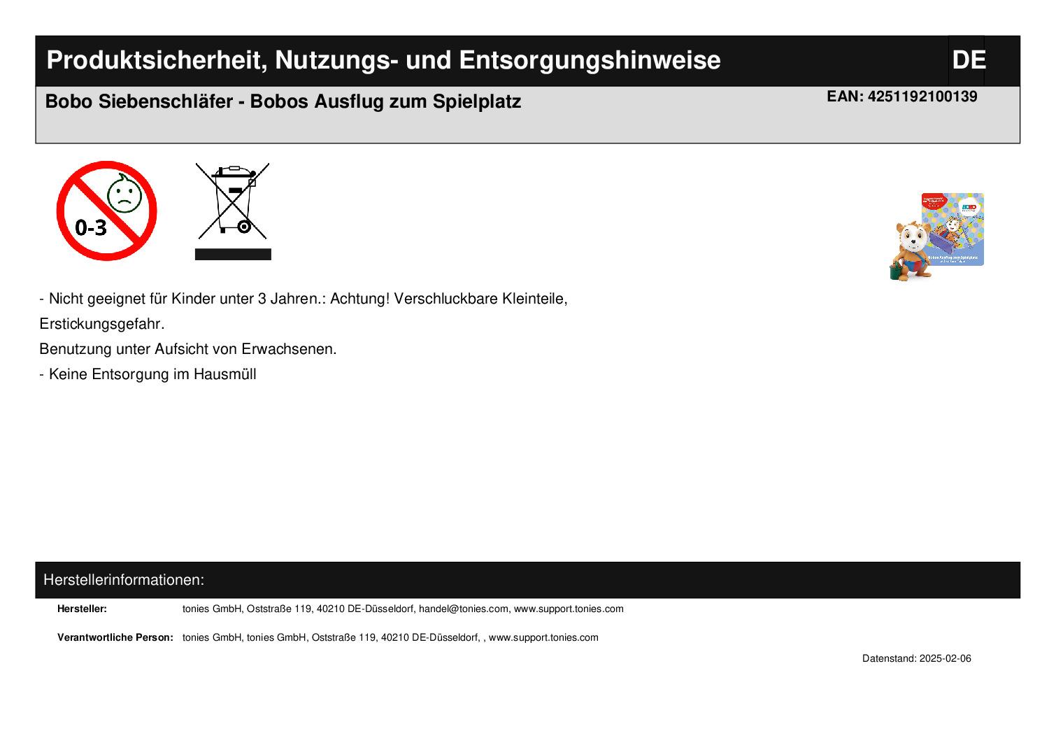Bobo Siebenschläfer - Bobos Ausflug zum Spielplatz