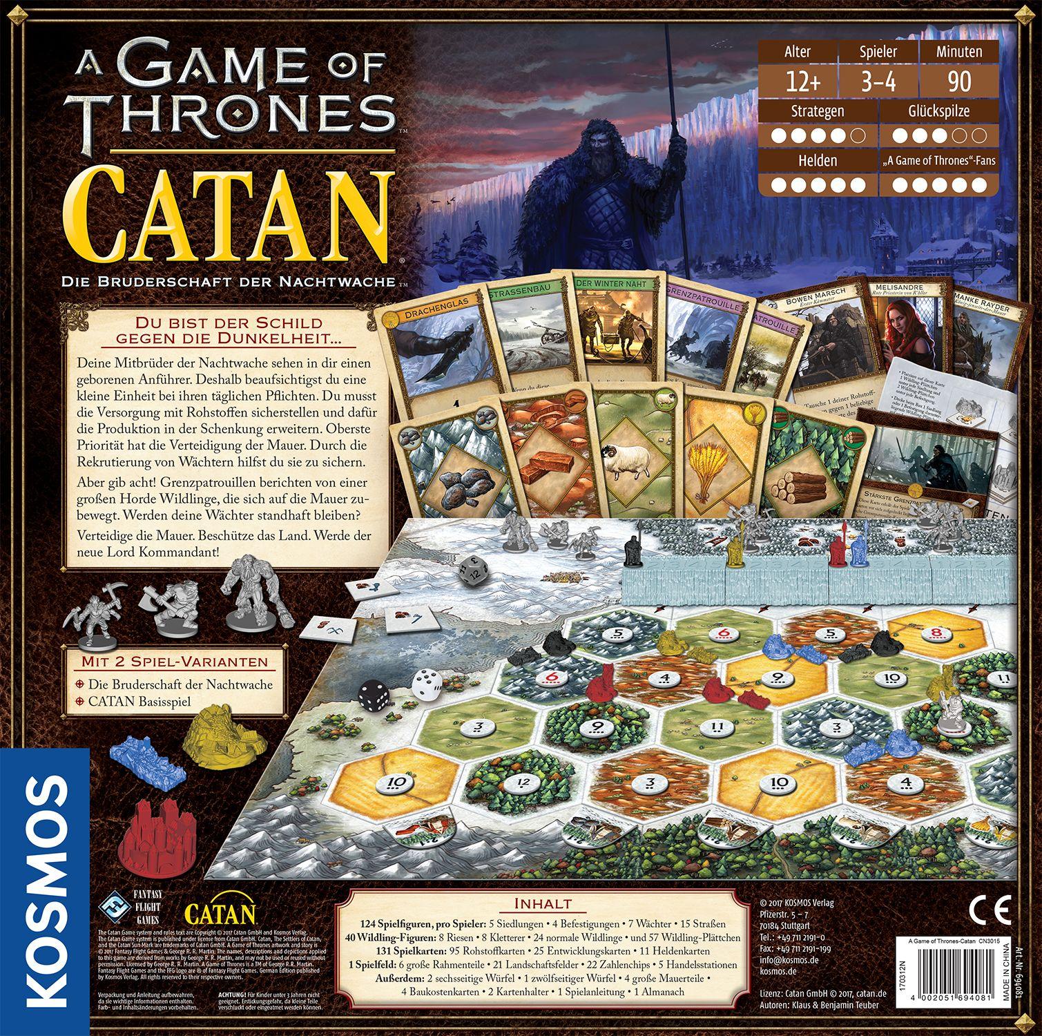 A Game of Thrones CATAN - Die Bruderschaft der Nachtwache A Game of Thrones CATAN - Die Bruderschaft der Nachtwache