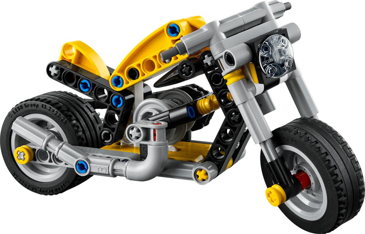 LEGO TECHNIC Gelbes Motorrad