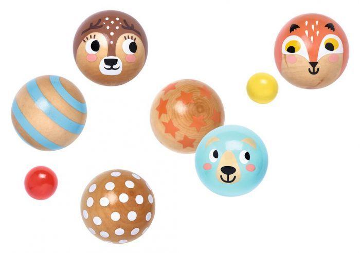 Boulespiel aus Holz Boulespiel aus Holz