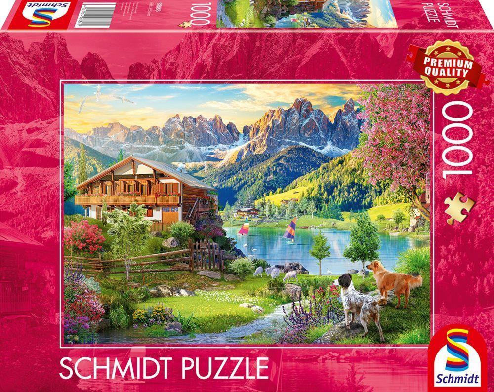 Erholung in den Dolomiten, 1.000 Teile Puzzle