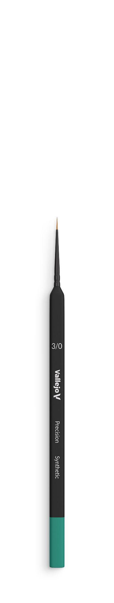 Round Synthetic Brush Triangular Handle No.3/0 - Precision