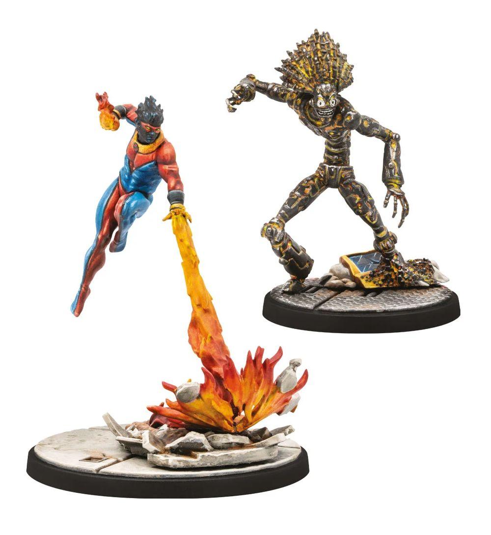 Marvel: Crisis Protocol - Sunspot & Warlock Marvel: Crisis Protocol - Sunspot & Warlock