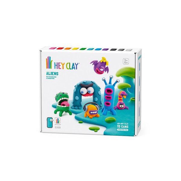 Hey Clay: Aliens aus Knetmasse (15er-Pack)