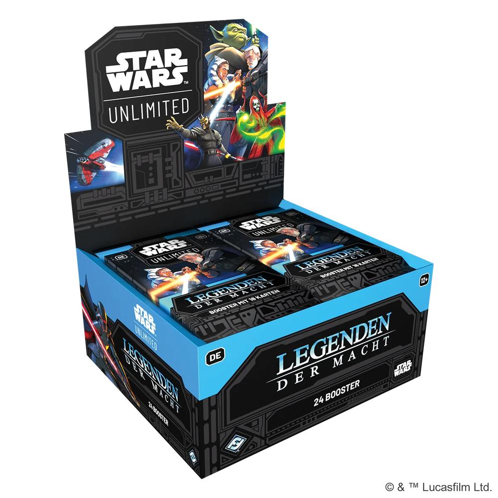 Star Wars: Unlimited - Legenden der Macht Booster-Display (24) Star Wars: Unlimited - Legenden der Macht Booster-Display (24)