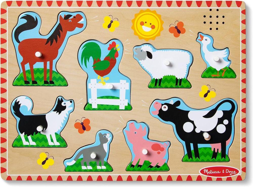Bauernhoftiere Sound Puzzle